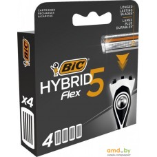 Сменные кассеты для бритья BIC Flex 5 Hybrid (4 шт)