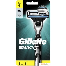 Бритвенный станок Gillette Mach3 2 сменные кассеты