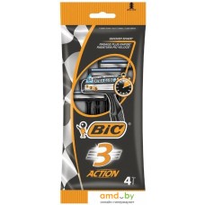 Бритвенный станок BIC 3 Action (4 шт)