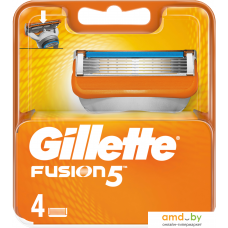 Сменные кассеты для бритья Gillette Fusion5 (4 шт)