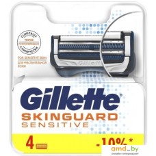 Сменные кассеты для бритья Gillette Skinguard Sensitive (4 шт)