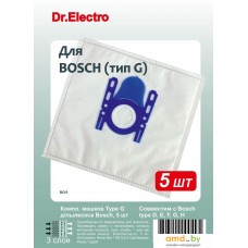 Комплект одноразовых мешков Dr.Electro BO/5 (Bosch тип G)