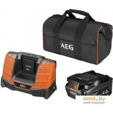 Аккумулятор с зарядным устройством AEG Powertools SEТL1840SHD 4935478944 (18В/4 Ah + 18В, сумка)