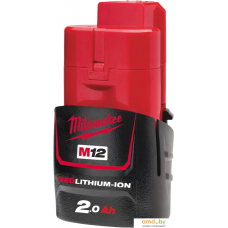 Аккумулятор Milwaukee M12 M12B2 4932430064 (12В/2 Ач)