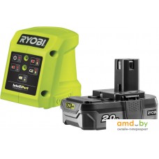 Аккумулятор с зарядным устройством Ryobi RC18115-120VSE 5133004897 (18В/2 Ah + 18В)