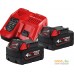 Аккумулятор с зарядным устройством Milwaukee M18 M18NRG-402 4933459215 (2 x 18В/4 Ач + 12-18В). Фото №1