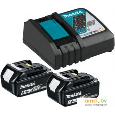 Аккумулятор с зарядным устройством Makita BL1850B + DC18RC 191L74-5 (18В/5 Ah + 7.2-18В)