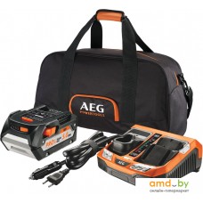 Аккумулятор с зарядным устройством AEG Powertools SET L1850BLK 4932451629 (18В/5.0 а*ч)