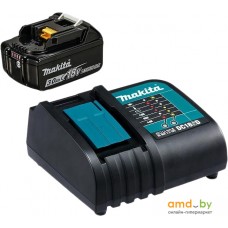 Аккумулятор с зарядным устройством Makita DC18SD + BL1830B (18В/3.0 Ah + 7.2-18В)