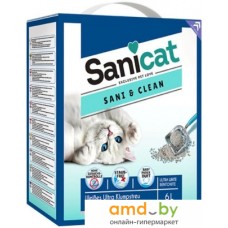 Наполнитель для туалета Sanicat Sani & Clean 6 л