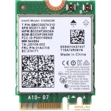 Wi-Fi адаптер Intel 3168 1x1 AC + BT M.2 2230 No vPro 3168.NGWG