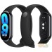 Фитнес-браслет Xiaomi Smart Band 8 (серый, с черным силиконовым ремешком, китайская версия). Фото №4