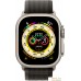 Умные часы Apple Watch Ultra LTE 49 мм (титановый корпус, титановый/черно-серый, нейлоновый ремешок размера M/L). Фото №2