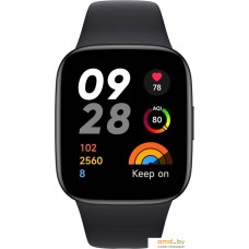 Умные часы Xiaomi Redmi Watch 3 Active (черный, международная версия)