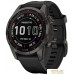 Умные часы Garmin Fenix 7S Sapphire Solar 42 мм (серый карбон/черный). Фото №1