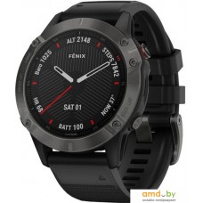 Умные часы Garmin Fenix 6 Sapphire (серый/черный)