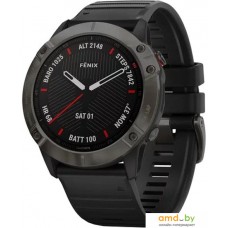 Умные часы Garmin Fenix 6X Sapphire (серый DLC/черный)