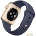 Умные часы Apple Watch Sport 42mm Gold with Midnight Blue Sport Band (MLC72). Фото №4