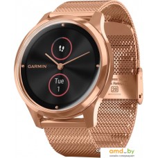 Гибридные умные часы Garmin Vivomove Luxe (золотистый)