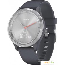 Гибридные умные часы Garmin Vivomove 3S (серебристый/синий)