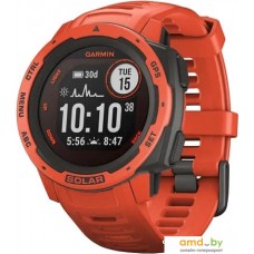 Умные часы Garmin Instinct Solar (красное пламя)