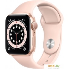 Умные часы Apple Watch Series 6 40 мм (алюминий золотистый/розовый песок)