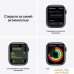 Умные часы Apple Watch Nike Series 7 41 мм (темная ночь/черный спортивный). Фото №5