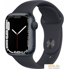 Умные часы Apple Watch Series 7 41 мм (темная ночь/темная ночь спортивный)