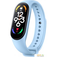 Фитнес-браслет Xiaomi Smart Band 7 (голубой, китайская версия)