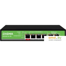 Неуправляемый коммутатор Digma DSP204G-2G-T80