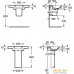 Полупьедестал для умывальника Roca Khroma 337652000. Фото №3