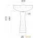 Пьедестал для умывальника Sanita Ромашка ROMSAPD01. Фото №3