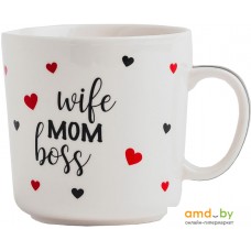 Кружка Home&You Mum Boss 61002-ECR-KUBEK