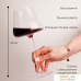 Набор бокалов для вина Makkua Wine Series Crystal Elegance Red MR740. Фото №4