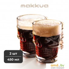 Набор кружек для пива Makkua Beerglass Skull Buddy