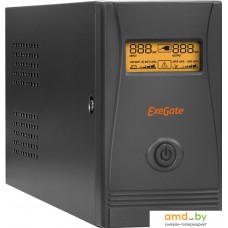 Источник бесперебойного питания ExeGate Power Smart ULB-850.LCD.AVR.EURO.RJ.USB