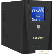 Источник бесперебойного питания ExeGate SpecialPro Smart LLB-1000.LCD.AVR.1SH.2C13.RJ.USB EX292788RUS