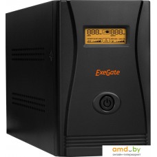 Источник бесперебойного питания ExeGate SpecialPro Smart LLB-1000.LCD.AVR.C13.RJ.USB