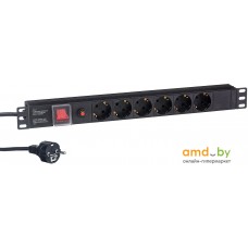 Блок розеток ExeGate ServerPro PDU-19H606 Al-6S-EU2CU-SW-O