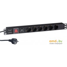 Блок розеток ExeGate ServerPro PDU-19H608 Al-6S-EU2CU-SW-SPD1