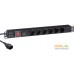 Блок розеток ExeGate ServerPro PDU-19H609 Al-6S-C14-2CU-SPD1. Фото №1