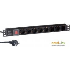 Блок розеток ExeGate ServerPro PDU-19H802 Al-8S-EU1.8CU-SW