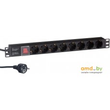 Блок розеток ExeGate ServerPro PDU-19H804 Al-8S-EU2.5CU-SW