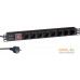 Блок розеток ExeGate ServerPro PDU-19H804 Al-8S-EU2.5CU-SW. Фото №1