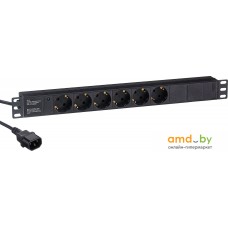 Блок розеток ExeGate ServerPro PDU-19H604 Al-6S-C14-2.5CU