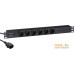 Блок розеток ExeGate ServerPro PDU-19H604 Al-6S-C14-2.5CU. Фото №1