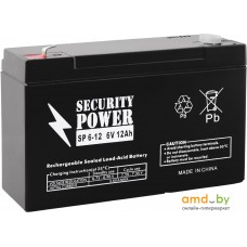 Аккумулятор для ИБП Security Power SP 6-12 F1 (6В/12 А·ч)