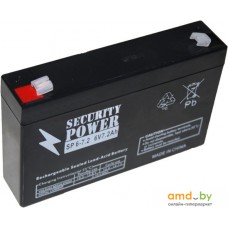 Аккумулятор для ИБП Security Power SP 6-7.2 F1 (6В/7.2 А·ч)