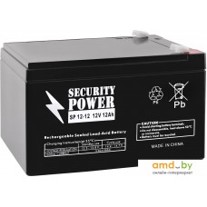 Аккумулятор для ИБП Security Power SP 12-12 F1 (12В/12 А·ч)