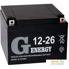 Аккумулятор для ИБП G-Energy 12-26 (12В/26 А·ч)